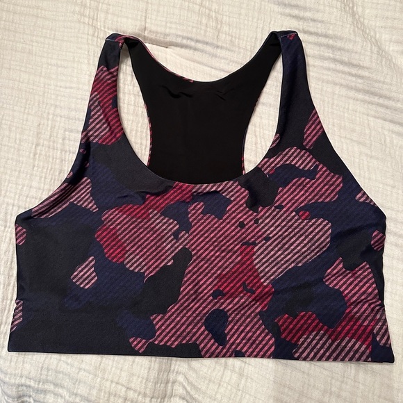 Terez Hi- Shine Sports Bra in Camo - NWOT - Size XL - Picture 3 of 8